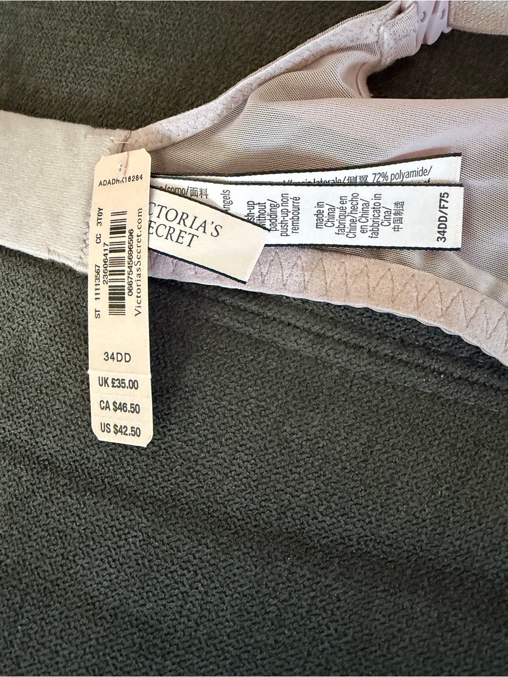 Victorias Secret Underwire Bra in Dusty Mauve - Picture 6 of 6